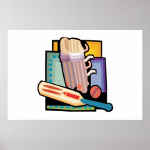 Cricket Gear Print