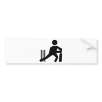 cricket icon bumper stickers
