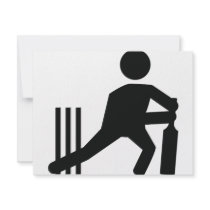 cricket icon invitations