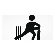 cricket icon photo card
