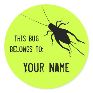 Cricket Label sticker