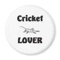 Cricket Lover magnets