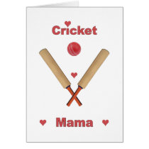 Cricket Mama Hearts Greeting Card