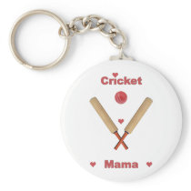 Cricket Mama Hearts Keychains
