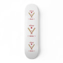 Cricket Mama Hearts Skate Boards