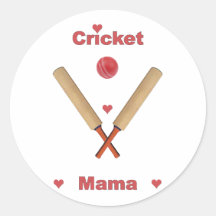 Cricket Mama Hearts Stickers