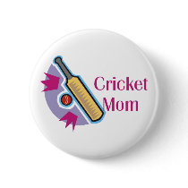 Cricket Mom Buttons
