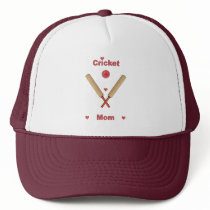 Cricket Mom Hearts Hat