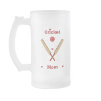 Cricket Mom Hearts Coffee Mugs