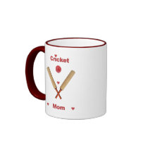 Cricket Mom Hearts Coffee Mug