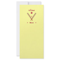 Cricket Mom Hearts rack cards by HappyDoggies Cricket Mom Hearts rack cards