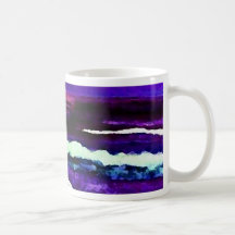 "Cricket Night Sea"  CricketDiane Ocean Art Coffee Mugs