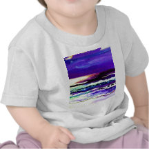 "Cricket Night Sea"  CricketDiane Ocean Art Shirt