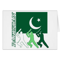Cricket Pakistan Greeting Cards