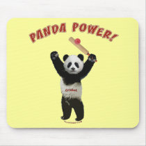 Cricket Panda Power Mousepads