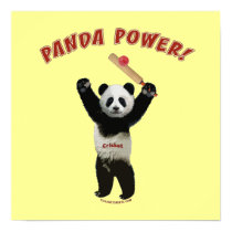 Cricket Panda Power Poster