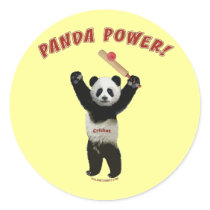 Cricket Panda Power Stickers