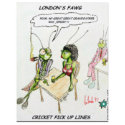 Cricket Pick-Up Lines Funny Gifts Tees Collectible flyers by beardiethor123 Cricket Pick-Up Lines Funny Gifts Tees Collectible flyers