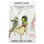 Cricket Pick-Up Lines Funny Gifts Tees Collectible Stationery Design