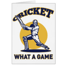 cricket player batsman bat retro cards