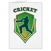 cricket player batsman batting shield card