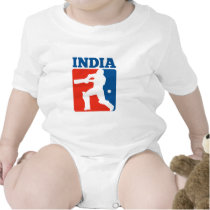 cricket player batsman India retro Rompers