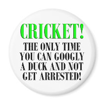 CRICKET Shirts, T-Shirts and Gifts! magnets