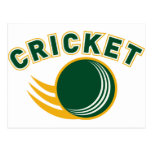 cricket sports ball flying post cards