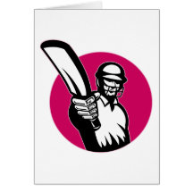 cricket sports player batsman pointing bat cards