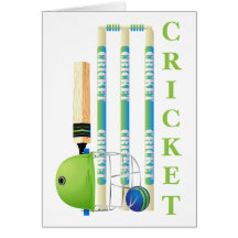 Cricket Tees and Gifts - Personalize Card