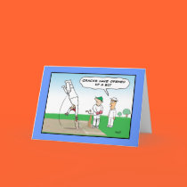 Cricket Wicket - Funny Birthday cards