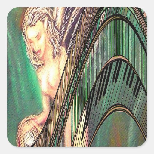 CricketDiane Art and Design Square Sticker