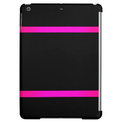 CricketDiane iPad Case Black Hot Pink Colorblock