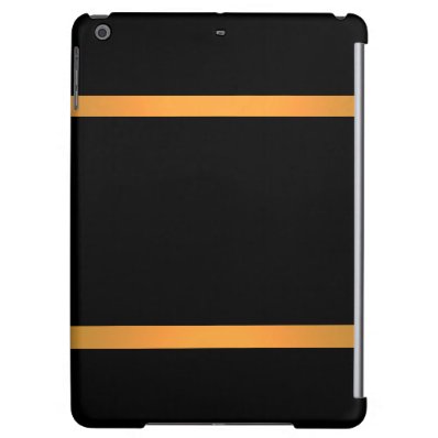 CricketDiane iPad Case Black Yellow Colorblock