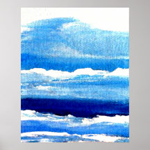 CricketDiane Ocean Poster Cloudy Changes in Sea 2