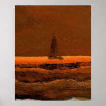 CricketDiane Ocean Poster Ghost Sails