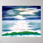 CricketDiane Ocean Poster - Light Dance on the Sea