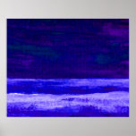CricketDiane Ocean Poster - Ocean Waves Night