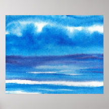 CricketDiane Ocean Poster - Rising Sea