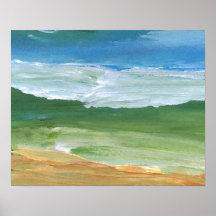CricketDiane Ocean Poster Where Land Meets Sea