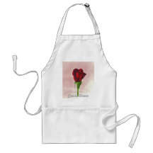 CricketDiane Red Elegant Rose Aprons