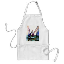 CricketDiane Sailboat Abstract 1 Sailing Aprons