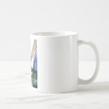 CricketDiane Sailboat Abstract 1 Sailing Coffee Mugs