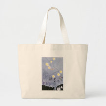 Crickets and Frogs Make Night Music Canvas Bags