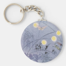 Crickets and Frogs Make Night Music Keychains