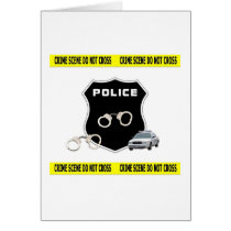 Crime Scene Greeting Cards