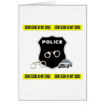 Crime Scene Greeting Cards