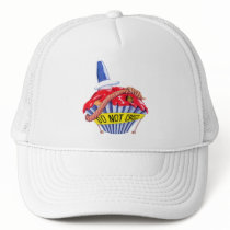 Crime Scene Cupcake Hat