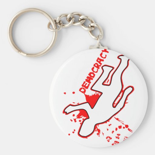 Crime Scene: Democracy Keychains