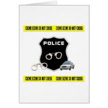 Crime Scene Greeting Cards